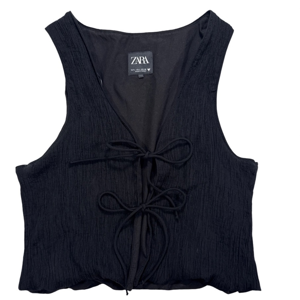 Zara | Tie Front Tank Size L